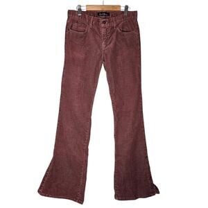 Vintage Y2K Earl Jean Mauve Corduroy Wide Leg Pants